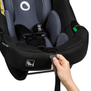 lionelo Astrid i-Size Set Black Grey — Car seat with ISOFIX base