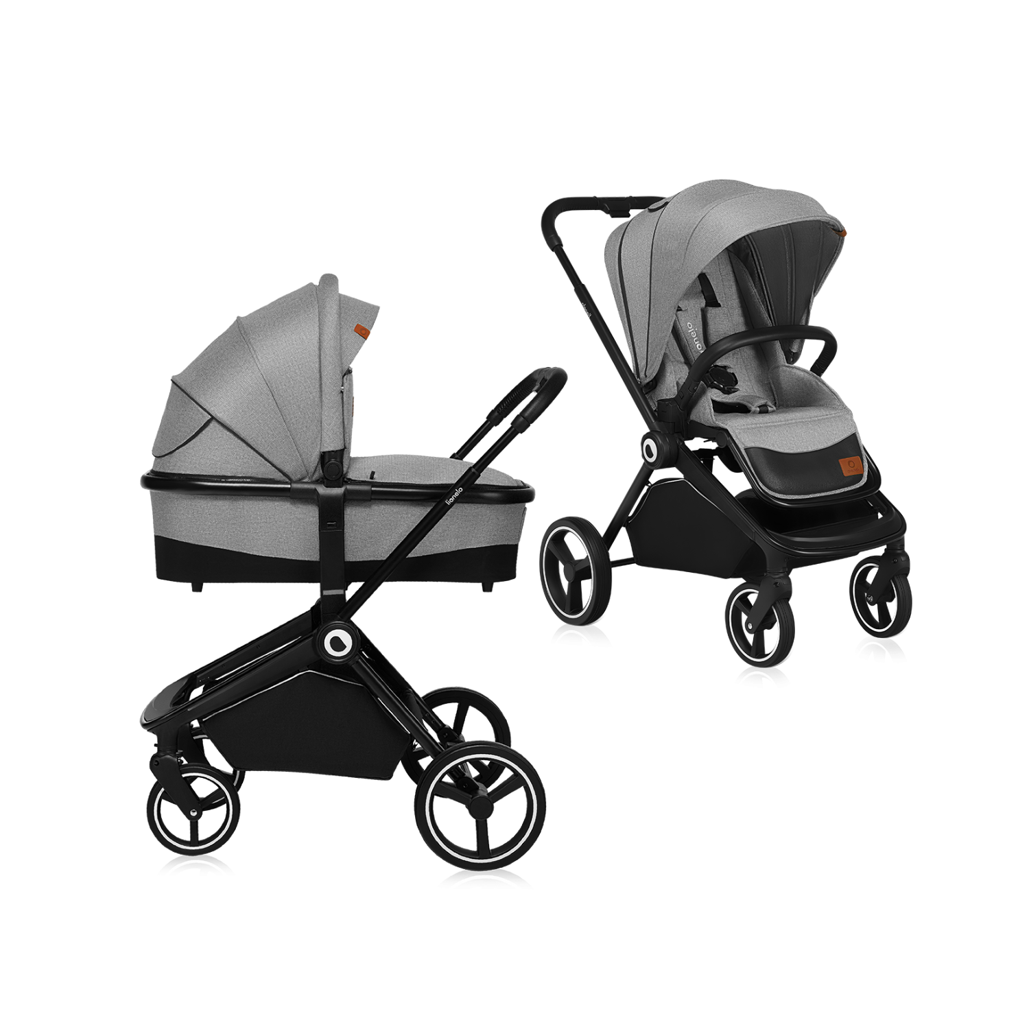 Lionelo Mika 2in1 Grey Stone — Multi-function pram