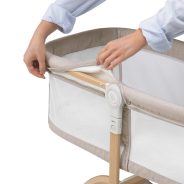 lionelo Malin Evo Beige Natural — Universal cot with cradle