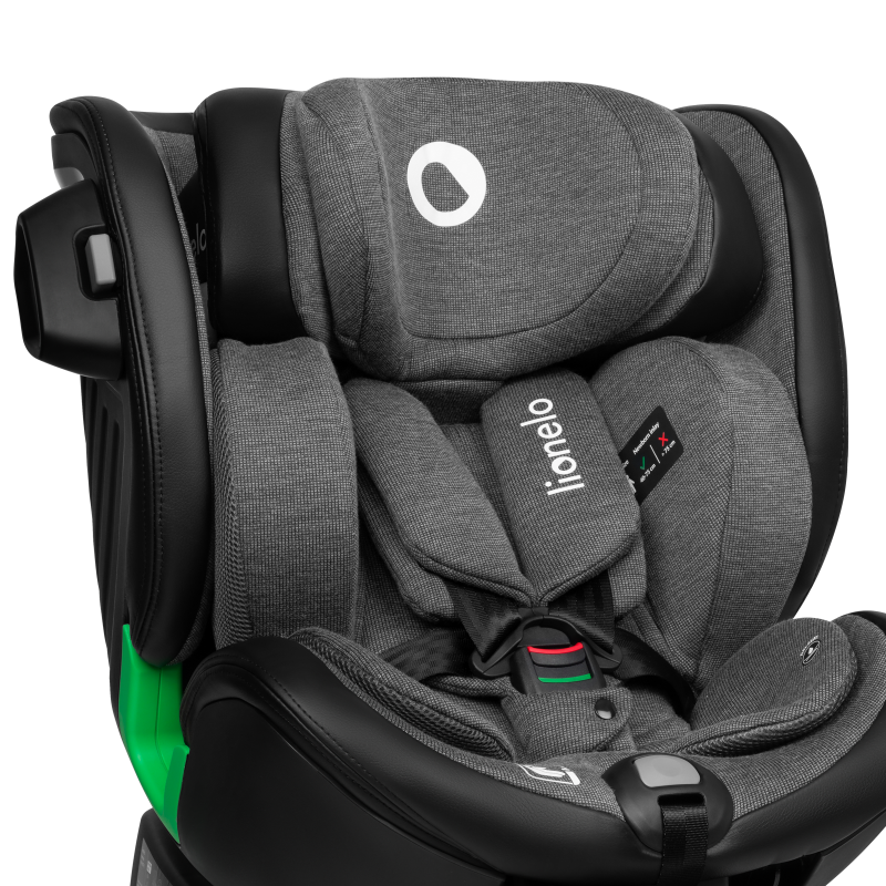 Lionelo ​​Harmony i-Size Grey Graphite Leather — Child safety seat