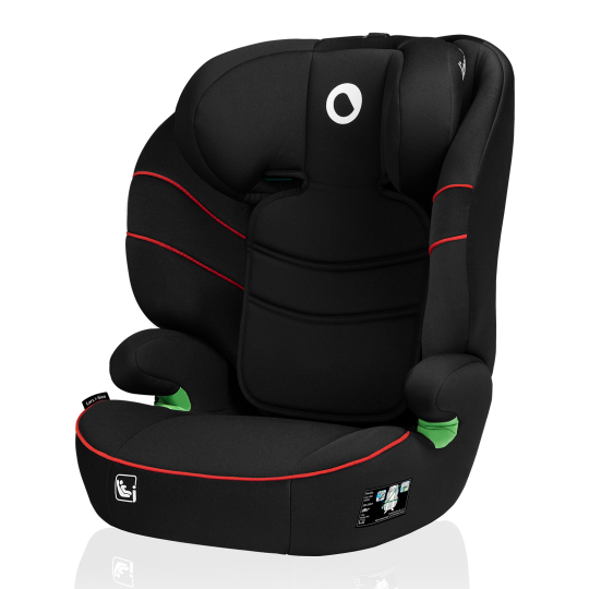 Lionelo Lars i-Size Sporty Black Red — child safety seat