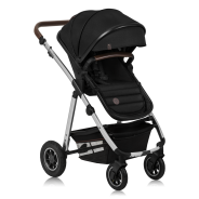 lionelo Amber 2in1 Black Silver — Multi-function pram