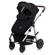 lionelo Amber 2in1 Black Silver — Multi-function pram