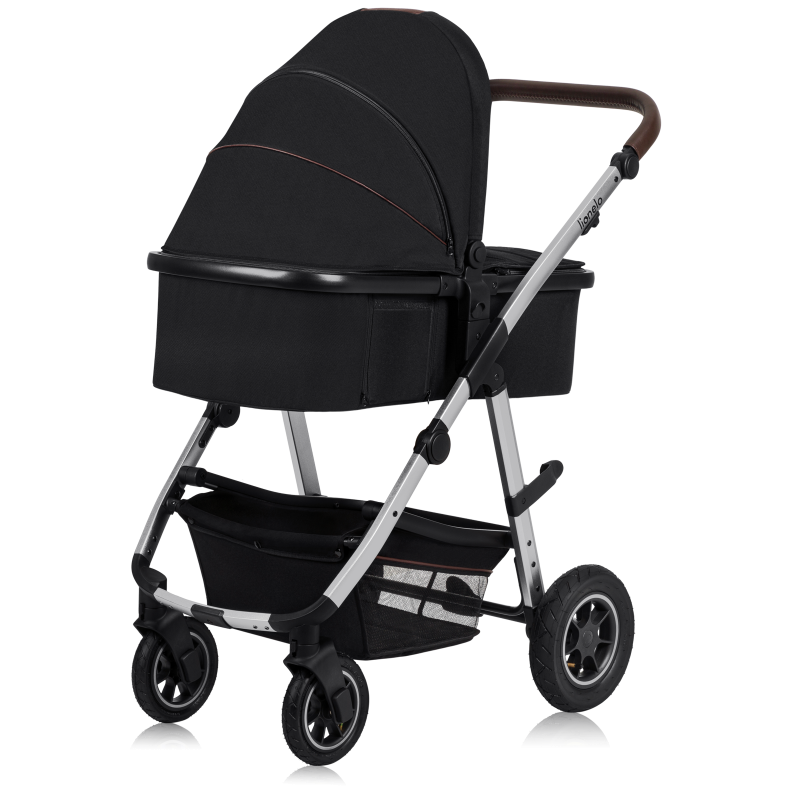 lionelo Amber 2in1 Black Silver — Multi-function pram