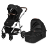 lionelo Amber 2in1 Black Silver — Multi-function pram