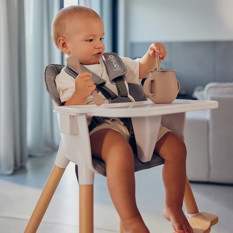 lionelo Koen Beige Sand — High chair