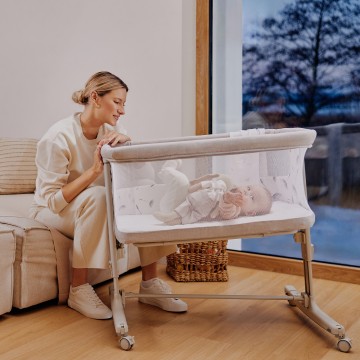 Lionelo Aurora Beige Sand — Cot 3in1