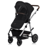 lionelo Amber 3in1 Black Silver — Multi-function pram