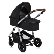 lionelo Amber 3in1 Black Silver — Multi-function pram