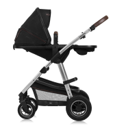 lionelo Amber 3in1 Black Silver — Multi-function pram