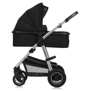 lionelo Amber 3in1 Black Silver — Multi-function pram