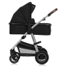 lionelo Amber 3in1 Black Silver — Multi-function pram