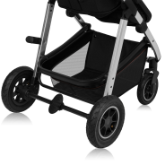 lionelo Amber 3in1 Black Silver — Multi-function pram