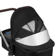 lionelo Amber 3in1 Black Silver — Multi-function pram