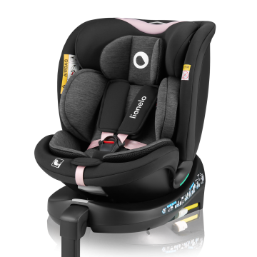 Lionelo Navy i-Size Black Pink — child safety seat