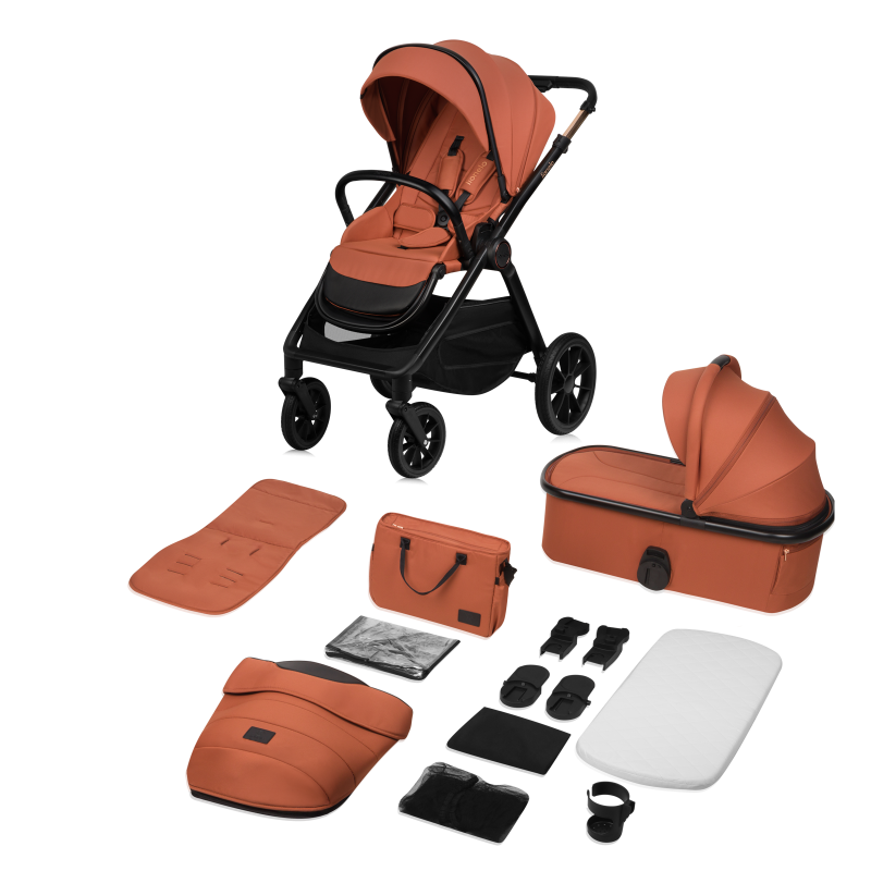 Lionelo Layla 2in1 Brown Rust — Multi-function pram