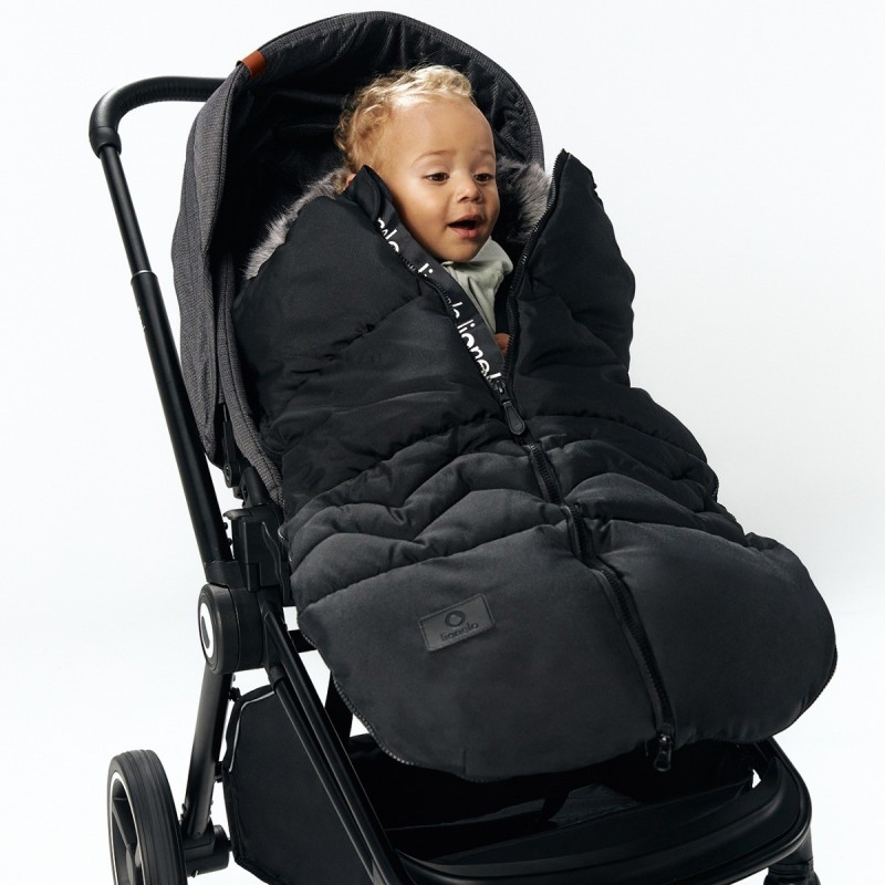 Lionelo Frode Black Carbon — Footmuff for a stroller