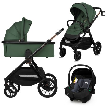 Lionelo Layla 3in1 Green Forest — Multi-function pram