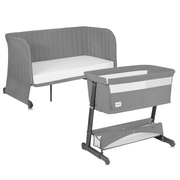 Lionelo Thomi Plus 5 in 1 Grey Concrete — 5-in-1 cot