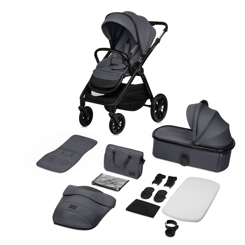 Lionelo Layla 2in1 Grey Stone — Multi-function pram