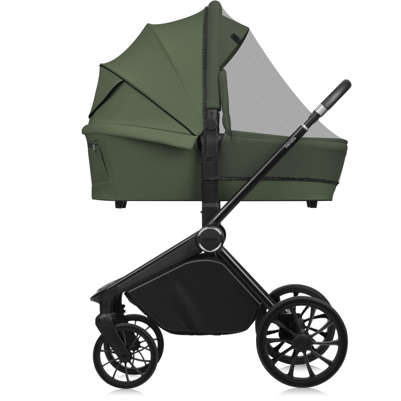 Lionelo Mika Plus 3in1 Green Olive — Multi-function pram