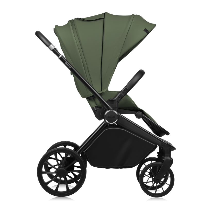 Lionelo Mika Plus 3in1 Green Olive — Multi-function pram