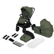 Lionelo Mika Plus 2in1 Green Olive — Multi-function pram