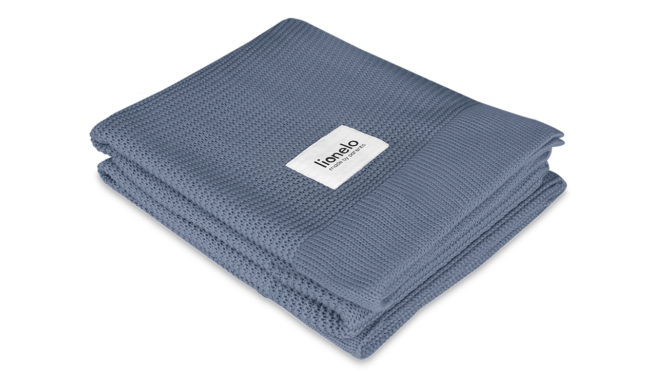 Lionelo Bamboo Blanket Blue - blanket