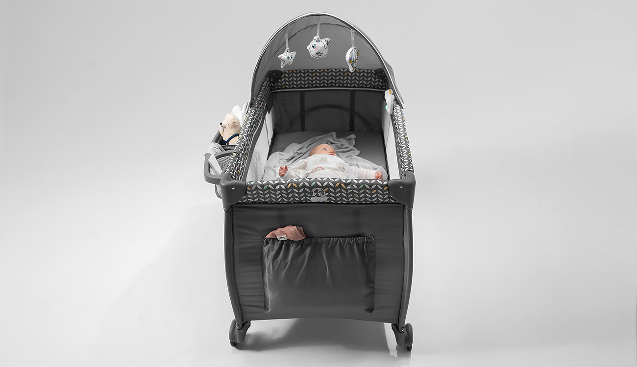 Lionelo Cradle de Voyage 2en1 Sven Plus Jaune Scandi