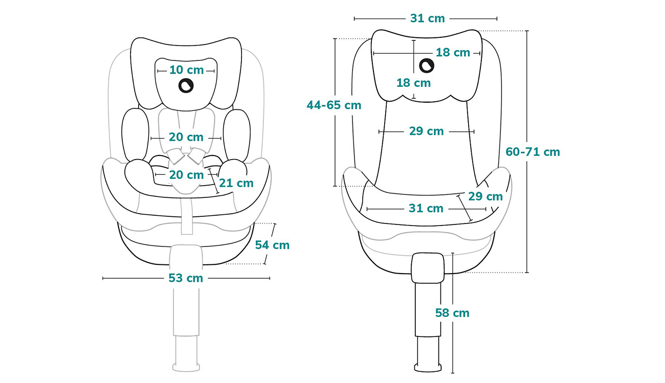 Lionelo Braam Stone - child safety seat 0-36 kg