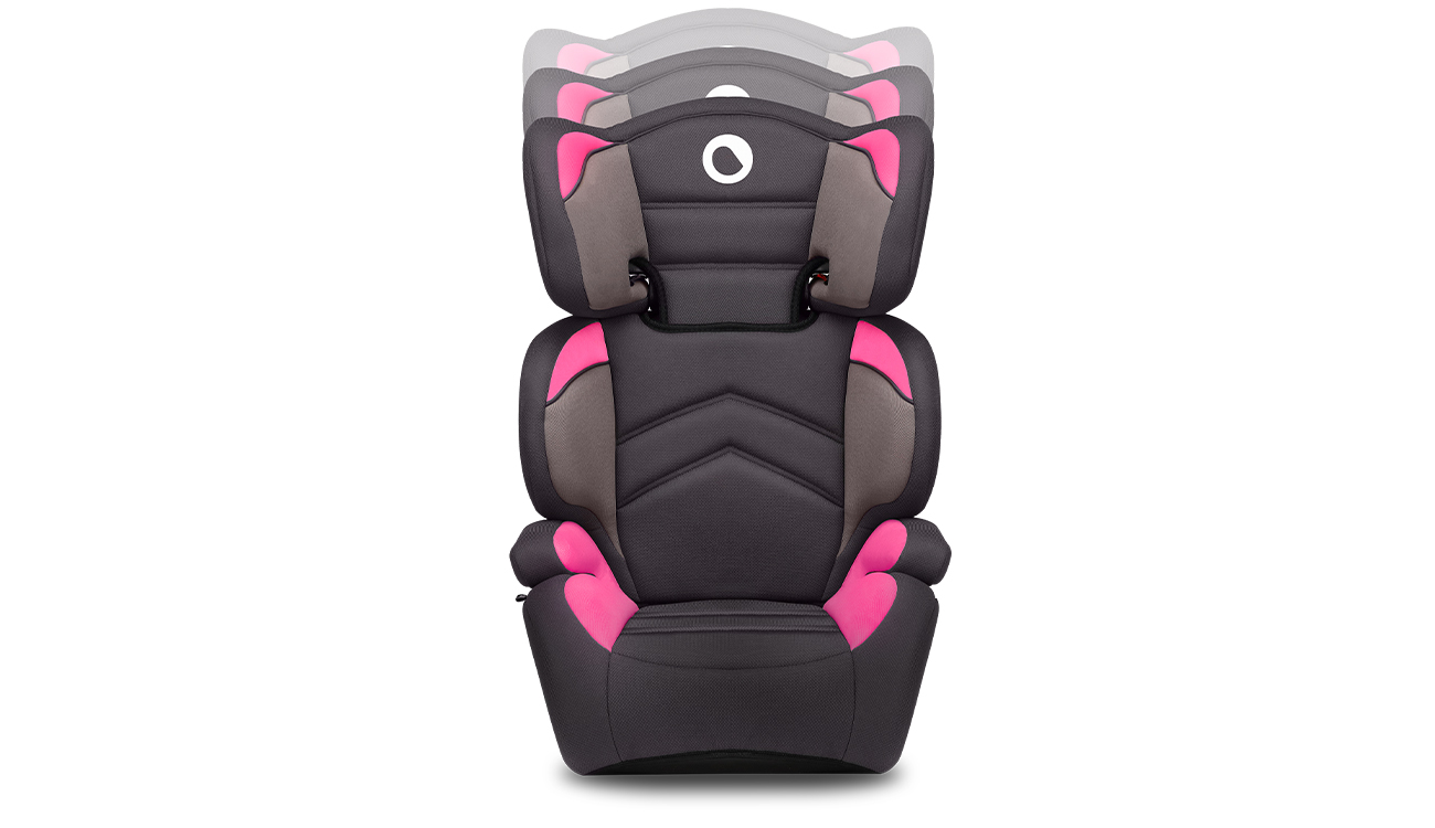 Lionelo Lars Candy Pink - child safety seat 15-36 kg