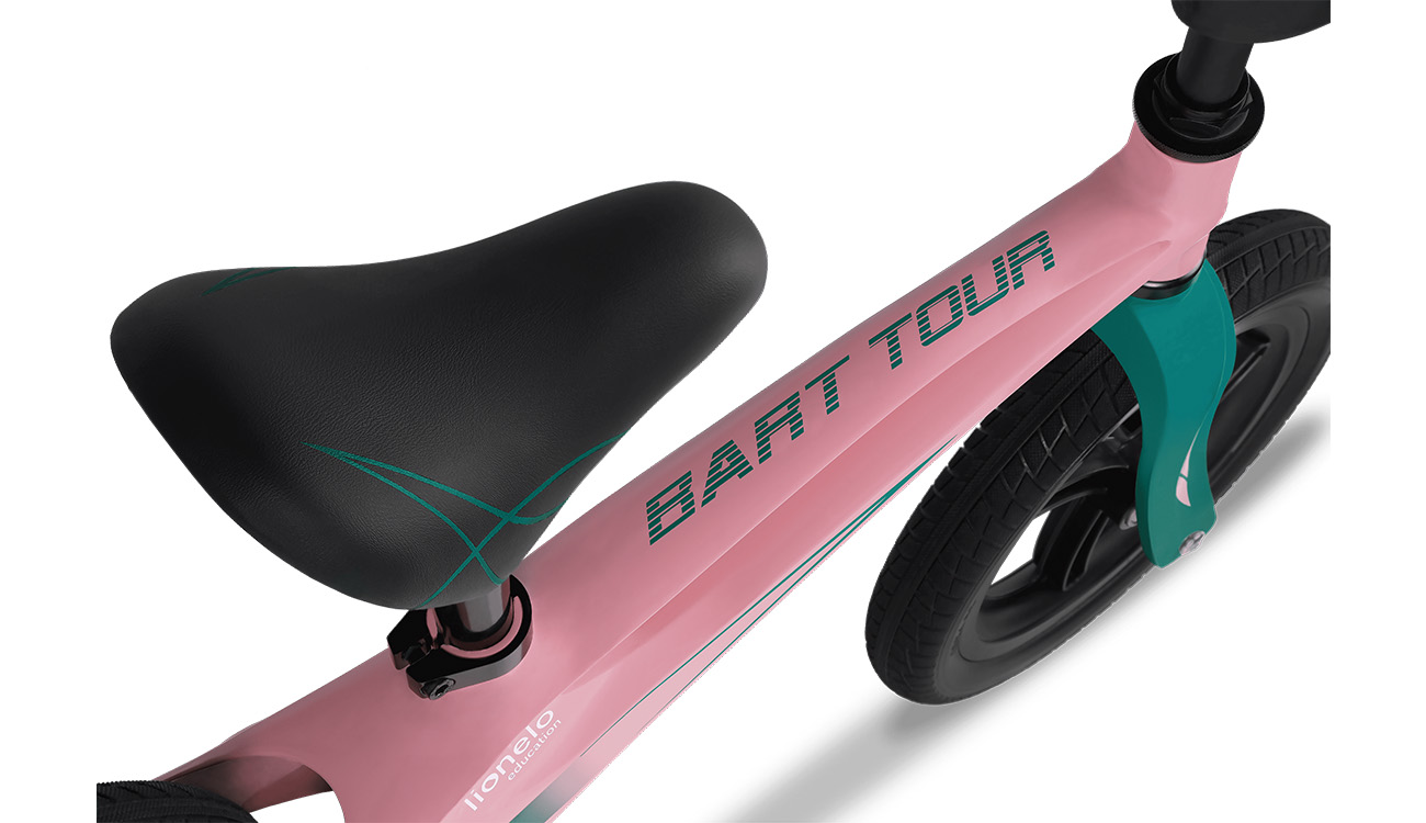 Lionelo Bart Tour Pink Bubblegum - balance bike
